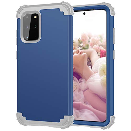 Hülle für Galaxy S20 Plus 3 in 1 PC+TPU 360 Grad Voll Schutz Full Body Bumper Handy-Hülle Case Back Cover für Galaxy S20 Plus (Blau, Galaxy S20 Plus) von Yrzper