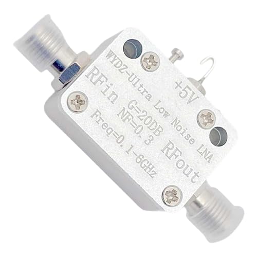 YsXoWiui HF Verstärker, Hohe Ebenheit, 100 MHz – 6 GHz, 20 DB, Rauscharmer Verstärker für Radio YsXoWiui HF Verstärker, Hohe Ebenheit, 100 MHz – 6 GHz, 20 DB, Rauscharmer Verstärker für Radio von YsXoWiui