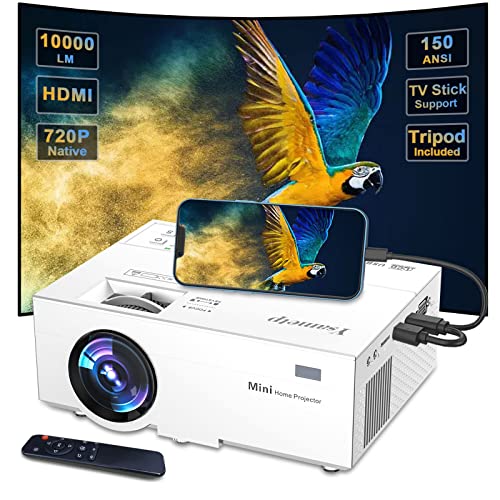 Ysametp Beamer Klein, 9000 Lumen 150ANSI Videoprojektor, 170 Zoll große Leinwand Home Cinema Projektor Ysametp Beamer Klein, 9000 Lumen 150ANSI Videoprojektor, 170 Zoll große Leinwand Home Cinema Projektor von Ysametp