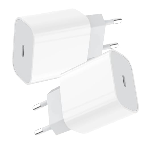 iPhone Ladegerät,20W USB C Ladegerät für iPhone 16 15 14 13 12 11, Power Adapter USB C Stecker Ladestecker Schnellladegerät USB C Netzteil für iPhone 15 14 Pro/Pro Max/15 14 Plus/13 12 Pro 2 Pack von Ysevnotan