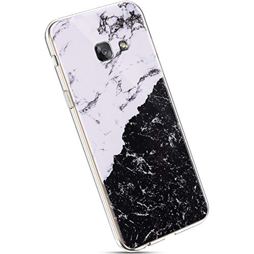 Ysimee Marmor Hülle kompatibel mit Samsung Galaxy A5 2017, Ultra Dünn Soft Silikon Schutzhülle Marble Anti-Shock Kratzfeste Handyhülle Weiche Handytasche Marmor Etui Schale Bumper Hülle, Marble #8 von Ysimee