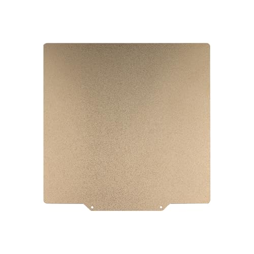 Federstahl PEI Druckplatte Plattform 350x350 mm, 3D Drucker Federstahlplatte Doppelseitiger Strukturierter Oberfläche PEI Bauplatte Pulverbeschichtet Flexibles Bausystem Druckplatte für Voron von Ysislybin