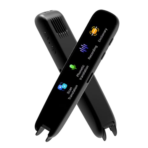 Übersetzungsstift, Scan-Übersetzer-Stift, Intelligenter Scan-Punkt-Lesestift Digitaler Lesestift Touchscreen-Smart-Übersetzung Lesestift Online-/Offline 112 Sprachen Übersetzer mit Sprachausgabe von Ysislybin