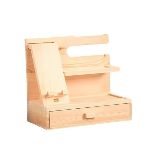 Ysislybin Holz-Telefon-Dockingstation mit Schublade, Nachttisch & Schreibtisch Organizer Handyhalter für Männer Frauen, Geschenk für Väter Jubiläumsidee, Schlüsselhalter Uhren & Zubehör Organizer Ysislybin Holz-Telefon-Dockingstation mit Schublade, Nachttisch & Schreibtisch Organizer Handyhalter für Männer Frauen, Geschenk für Väter Jubiläumsidee, Schlüsselhalter Uhren & Zubehör Organizer von Ysislybin