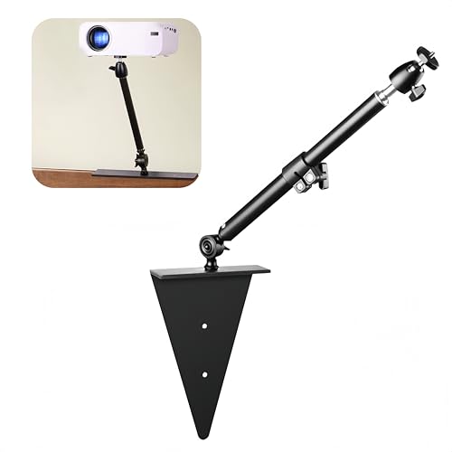 Ysislybin Projector Stand, Stanzfreie Beamer Halterung für Bett und Sofa Verstellbare Ständerlänge 33-45 cm Projektorhalterung Multi-Angle Adjustment Metal Beamer Wandhalterung Kompatibel mit Z6X Ysislybin Projector Stand, Stanzfreie Beamer Halterung für Bett und Sofa Verstellbare Ständerlänge 33-45 cm Projektorhalterung Multi-Angle Adjustment Metal Beamer Wandhalterung Kompatibel mit Z6X von Ysislybin