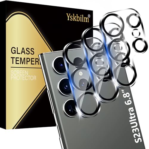3 Stück für Samsung Galaxy S23 Ultra Kameraschutz,9H gehärtetes Glas-Objektiv-Abdeckung,Nicht beeinträchtigen Blitz & Nachtaufnahme,Kratzfest Blasenfrei für Samsung S23 Ultra Kamera Schutz 3 Stück für Samsung Galaxy S23 Ultra Kameraschutz,9H gehärtetes Glas-Objektiv-Abdeckung,Nicht beeinträchtigen Blitz & Nachtaufnahme,Kratzfest Blasenfrei für Samsung S23 Ultra Kamera Schutz von Yskbilm