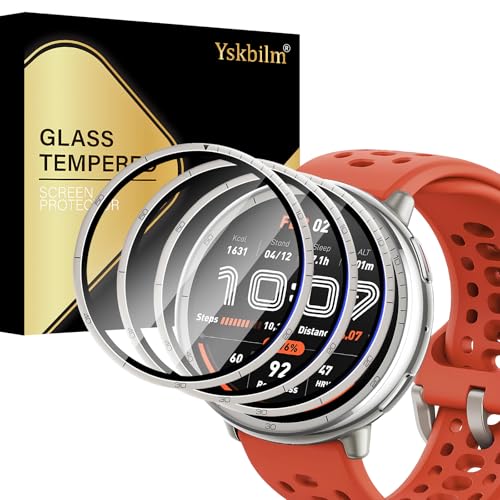 Yskbilm Displayschutzfolie für Amazfit Active 2, 44 mm, kratzfest, 3D-Vollbild-Abdeckung, weiche Folie, kratzfest, HD, transparent, 3 Stück Yskbilm Displayschutzfolie für Amazfit Active 2, 44 mm, kratzfest, 3D-Vollbild-Abdeckung, weiche Folie, kratzfest, HD, transparent, 3 Stück von Yskbilm