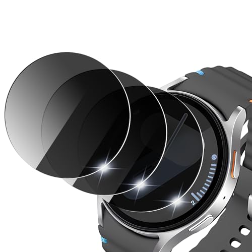 Yskbilm Displayschutzfolie für Samsung Galaxy Watch 7/6/5/4, 44 mm, Sichtschutz, 9H Härte, Anti-Peeping, ultradünn, gehärtetes Glas, Displayschutzfolie für Samsung Galaxy Watch 7/6/5/4, 44 mm, 3 Stück Yskbilm Displayschutzfolie für Samsung Galaxy Watch 7/6/5/4, 44 mm, Sichtschutz, 9H Härte, Anti-Peeping, ultradünn, gehärtetes Glas, Displayschutzfolie für Samsung Galaxy Watch 7/6/5/4, 44 mm, 3 Stück von Yskbilm
