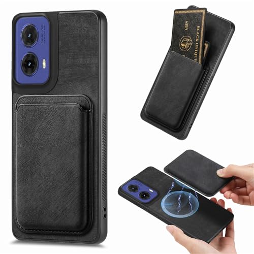 Ysnzaq Brieftasche Hülle für Motorola Moto G85, Vintage PU Leder mit Abnehmbares Kartenetui Magnetische Stoßfeste Handytasche Schutzhülle für Motorola Moto G85. CK Black Ysnzaq Brieftasche Hülle für Motorola Moto G85, Vintage PU Leder mit Abnehmbares Kartenetui Magnetische Stoßfeste Handytasche Schutzhülle für Motorola Moto G85. CK Black von Ysnzaq