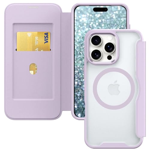 Ysnzaq Clear Hülle für Apple iPhone 16 Pro Max Handyhülle mit Mag-Safe, Transparente Anti-Kratzer Leder Klapphülle mit Kartenfach Handytasche für iPhone 16 Pro Max/Apple 16 Pro Max.XJ Purple Ysnzaq Clear Hülle für Apple iPhone 16 Pro Max Handyhülle mit Mag-Safe, Transparente Anti-Kratzer Leder Klapphülle mit Kartenfach Handytasche für iPhone 16 Pro Max/Apple 16 Pro Max.XJ Purple von Ysnzaq