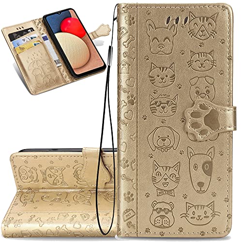 Ysnzaq Handyhülle für Xiaomi Redmi Note 10 5G Leder Hülle, Premium Schutzhülle Cat Dog Muster Case Klapphüllen Magnetverschluss Cover für Xiaomi Redmi Note 10 5G. Cat Dog Gold CD. Ysnzaq Handyhülle für Xiaomi Redmi Note 10 5G Leder Hülle, Premium Schutzhülle Cat Dog Muster Case Klapphüllen Magnetverschluss Cover für Xiaomi Redmi Note 10 5G. Cat Dog Gold CD. von Ysnzaq