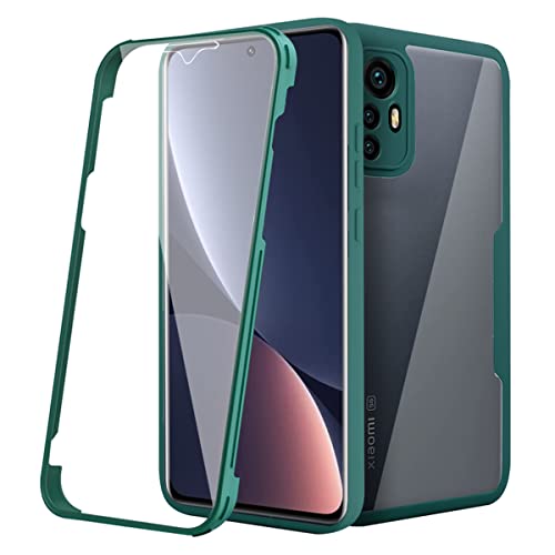 Ysnzaq Hülle für Xiaomi Redmi 10C, 360 Grad Ganzkörper Schutz Stoßfest TPU Handyhülle mit Eingebautem Displayschutz Bumper Schutzhülle für Xiaomi Redmi 10C.QS Green Ysnzaq Hülle für Xiaomi Redmi 10C, 360 Grad Ganzkörper Schutz Stoßfest TPU Handyhülle mit Eingebautem Displayschutz Bumper Schutzhülle für Xiaomi Redmi 10C.QS Green von Ysnzaq