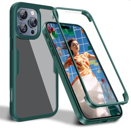 Ysnzaq Hülle für iPhone 16 Plus 6.7" mit Weich Eingebautem Displayschutz, 360 Grad Full Body Schutz Stoßfest TPU Robuste Handyhülle für iPhone 16 Plus/Apple 16 Plus.QS Green Ysnzaq Hülle für iPhone 16 Plus 6.7" mit Weich Eingebautem Displayschutz, 360 Grad Full Body Schutz Stoßfest TPU Robuste Handyhülle für iPhone 16 Plus/Apple 16 Plus.QS Green von Ysnzaq