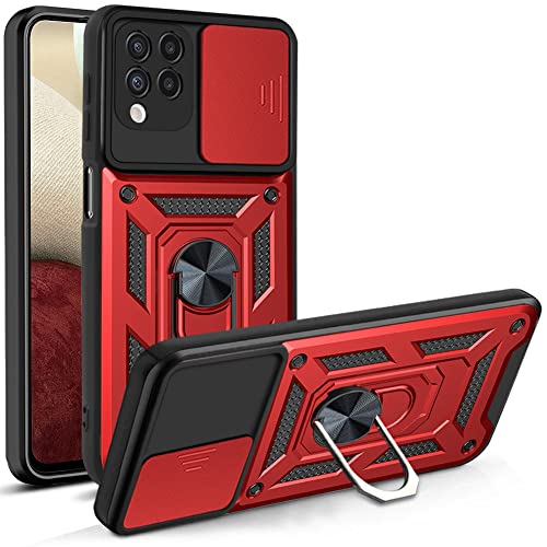 Ysnzaq Kompatibel für Samsung Galaxy A42 5G Hülle Kameraschutz Handyhülle, Military Grade Hard PC Ultra Dünn Stoßfest Kratzfeste mit Ständer Case Cover für Samsung Galaxy A42 5G. SLJ Red Ysnzaq Kompatibel für Samsung Galaxy A42 5G Hülle Kameraschutz Handyhülle, Military Grade Hard PC Ultra Dünn Stoßfest Kratzfeste mit Ständer Case Cover für Samsung Galaxy A42 5G. SLJ Red von Ysnzaq