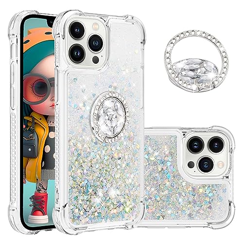 Ysnzaq Liquid Hülle für Apple iPhone 15 Plus 6.7", Flüssigkeit Bling Quicksand Fließende Soft TPU Silikon Case mit 360 Grad Ring Ständer Hülle für Apple iPhone 15 Plus. YBZ Colorful Ysnzaq Liquid Hülle für Apple iPhone 15 Plus 6.7", Flüssigkeit Bling Quicksand Fließende Soft TPU Silikon Case mit 360 Grad Ring Ständer Hülle für Apple iPhone 15 Plus. YBZ Colorful von Ysnzaq