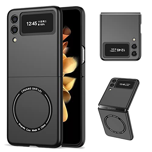 Ysnzaq Magnetisch Hülle für Samsung Galaxy Z Flip4 6.7" Kompatibel mit Magsafe, Militärschutz Sturzschutz Hybrid PC Slim Schutzhülle Stoßfest Case für Samsung Galaxy Z Flip 4. My Black Ysnzaq Magnetisch Hülle für Samsung Galaxy Z Flip4 6.7" Kompatibel mit Magsafe, Militärschutz Sturzschutz Hybrid PC Slim Schutzhülle Stoßfest Case für Samsung Galaxy Z Flip 4. My Black von Ysnzaq