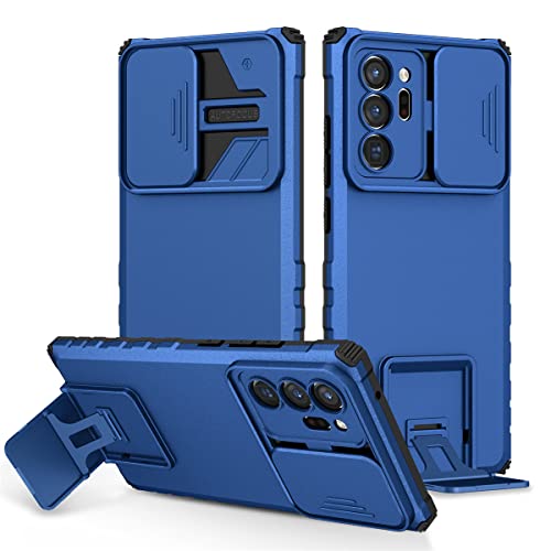 Ysnzaq für Samsung Galaxy Note 20 Ultra Hülle mit Kameraschutz, Premium Hybrid PC + TPU Ultra Dünne Stylish Stoßfest Rugged Mit Ständer Bumper Handyhülle für Samsung Galaxy Note 20 Ultra.JD Blue von Ysnzaq