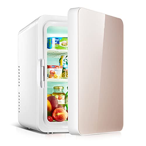 YuAiStore Mini-Kühlschrank 10 Liter / 12 kann tragbarer Make-up-Kühlschrank mit Griff für Hautpflege, Kosmetik, Lebensmittel und Auto,Champagne gold YuAiStore Mini-Kühlschrank 10 Liter / 12 kann tragbarer Make-up-Kühlschrank mit Griff für Hautpflege, Kosmetik, Lebensmittel und Auto,Champagne gold von YuAiStore