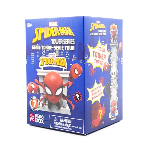 Yume Toys Marvel présentoir Figurines Mini Hero Box Tower Series Spider-Man 8 cm (6) von YuMe