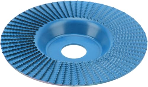 YuXinCat Winkelschleifscheibe 125 mm - Holzschnitzscheibe aus Wolframkarbid für präzise Holzbearbeitung - Formrad Zubehör für Schleifmaschinen (Blau) von YuXinCat