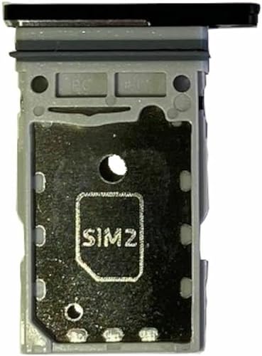 Dual SIM Card Tray Slot Halter Ersatz Kompatibel mit Samsung Galaxy Z Fold 3 5G Schwarz von YuYue Electronic