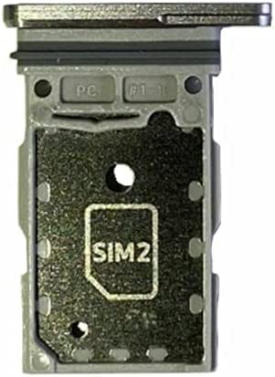 Dual SIM Card Tray Slot Halter Ersatz Kompatibel mit Samsung Galaxy Z Fold 3 5G Silber von YuYue Electronic