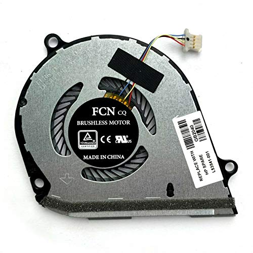 Ersatz-CPU-Lüfter, kompatibel mit HP Envy X360 15-DS 15-DR 15M-DR 15M-DS Serie L53541-001 von YuYue Electronic