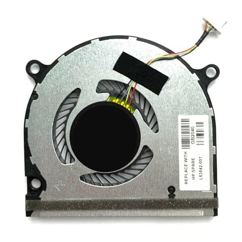 GPU-Lüfter-Ersatz, kompatibel mit HP Envy X360 15-DS 15-DR TPN-W142 L53542-001 von YuYue Electronic