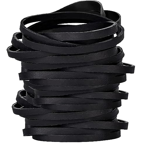 Gummibänder Schwarz 100 Stück Gummiringe Breit Stark Elastische Gummibänder Schwarz 120x6 mm Gummibänder Wiederverwendbar für Büro Zuhause Schulbedarf Industrie Gummibänder Schwarz 100 Stück Gummiringe Breit Stark Elastische Gummibänder Schwarz 120x6 mm Gummibänder Wiederverwendbar für Büro Zuhause Schulbedarf Industrie von Yuaaoh