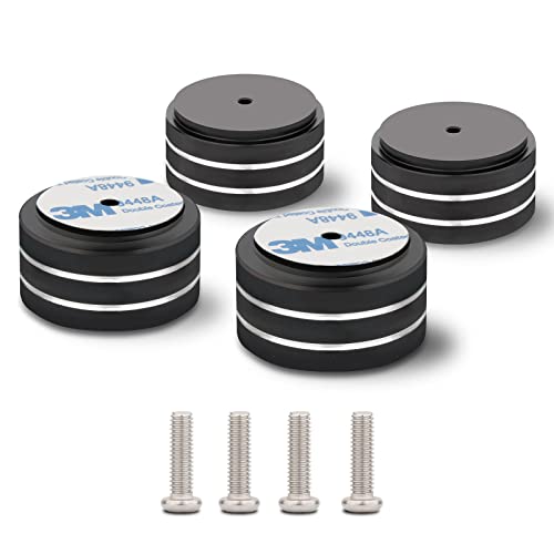Speaker Shock Absorber Feet YuanYong 40x20mm Lautsprecher-Isolationsfüße mit 3M-Klebstoffen,Lautsprecher-Spikes rutschfesten Gummiringen für Audio,Lautsprecher,Subwoofer,Heimkino 4 Stück (Schwarze) Speaker Shock Absorber Feet YuanYong 40x20mm Lautsprecher-Isolationsfüße mit 3M-Klebstoffen,Lautsprecher-Spikes rutschfesten Gummiringen für Audio,Lautsprecher,Subwoofer,Heimkino 4 Stück (Schwarze) von YuanYong