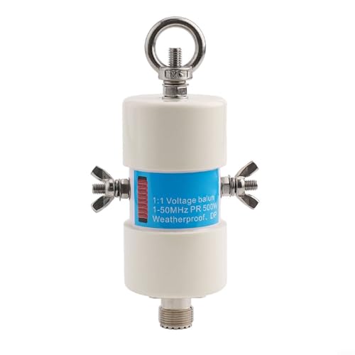 1-50 MHz 500 Watt HF-Balun DIY wasserdichter Antennenbalun 1:1 Spannungsbalun mit UHF-Buchse (SO-239) Anschluss von Yuanpgky