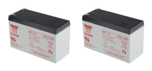 NP7-12 Yuasa Corporation Blei-Akku 12V 7Ah / 2 Stück NP7-12 Yuasa Corporation Blei-Akku 12V 7Ah / 2 Stück von Yuasa Corporation