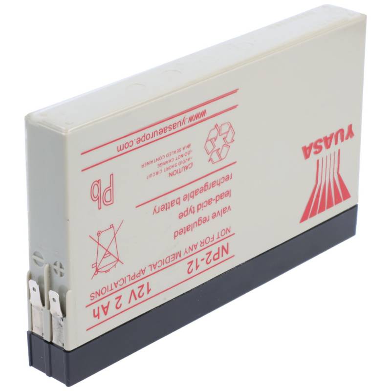 YUASA NP2-12 Akku Blei PB 12 Volt 2000mAh, nicht mehr lieferbar, dafür liefern wir einen baugleichen Akku von Yuasa