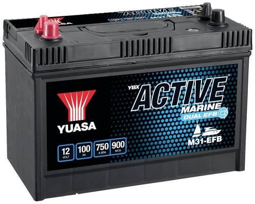 Yuasa Marine M31-EFB Bootsbatterie 12V 100Ah von Yuasa