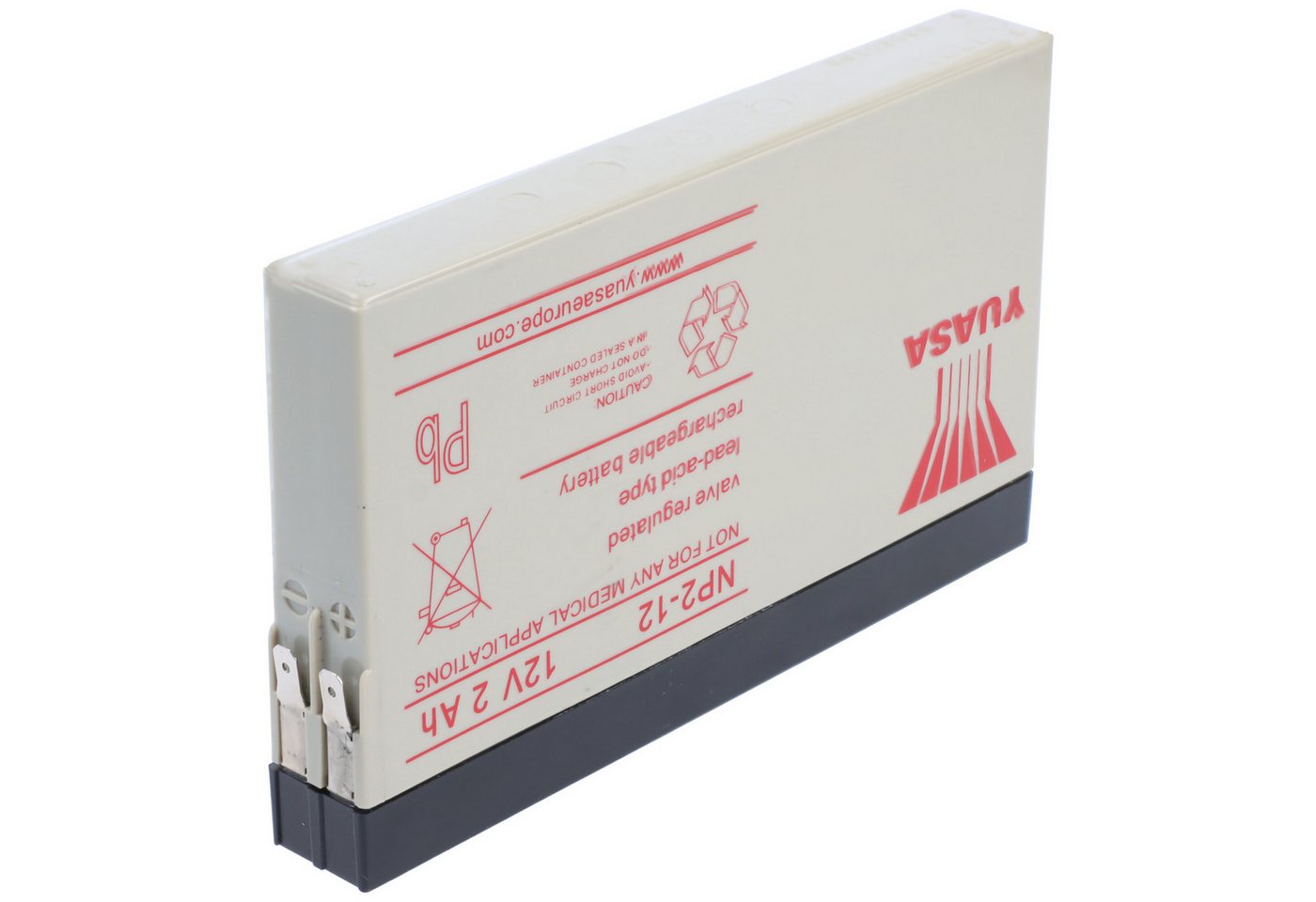 Yuasa YUASA NP2-12 Akku Blei PB 12 Volt 2000mAh, nicht mehr lieferbar, dafü Akku 2000 mAh (12,0 V) von Yuasa
