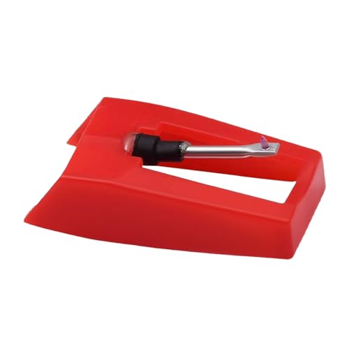 Plattenspieler Nadel,Nadelreiniger Nadel Plattenspieler Für Vinyl-Plattenspieler,Stift Ersatz Rubinrot Diamant Plattenspieler Vinyl,Plattenspieler Vinylschallplattennadeln Tonarmwaage von YueJieSelected