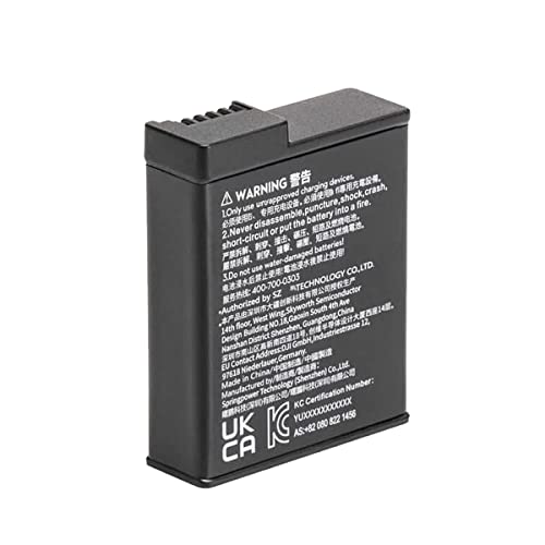 Original Osmo Action 3 Extreme Akku, 1770 mAh, kältebeständig, lange Lebensdauer, für DJI Osmo Action 3 Kamera, unterstützt bis zu 160 Minuten Akkulaufzeit Original Osmo Action 3 Extreme Akku, 1770 mAh, kältebeständig, lange Lebensdauer, für DJI Osmo Action 3 Kamera, unterstützt bis zu 160 Minuten Akkulaufzeit von YueLi
