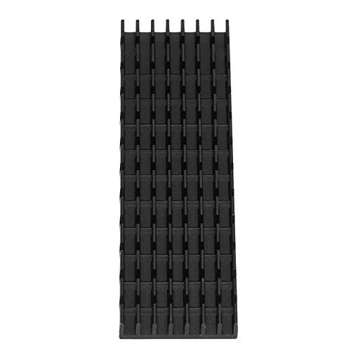 10 Stück Aluminium-Kühlkörper, M2-3 (P22 × 6 × 70-B) Kühlkörper-Kühlrippe, Wärmediffusions-Leistungstransistor-Kühler für M.2 2280 SSD von Yuecoom