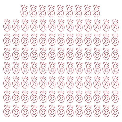 100pcs niedliche stilvolle Kinderpapierclips exquisite Farbe Strong Metal für Büroschule Home 100pcs niedliche stilvolle Kinderpapierclips exquisite Farbe Strong Metal für Büroschule Home von Yuecoom