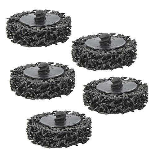 5 Stück Schleifscheibe, 2 Zoll 50 mm Polystreifenscheiben, Rolllock-Schleifscheibe für Winkelschleifer, Abisolierscheibe zum Reinigen und Entfernen von Farbe, Rostschweißnähten, Oxidation(Schwarz) 5 Stück Schleifscheibe, 2 Zoll 50 mm Polystreifenscheiben, Rolllock-Schleifscheibe für Winkelschleifer, Abisolierscheibe zum Reinigen und Entfernen von Farbe, Rostschweißnähten, Oxidation(Schwarz) von Yuecoom