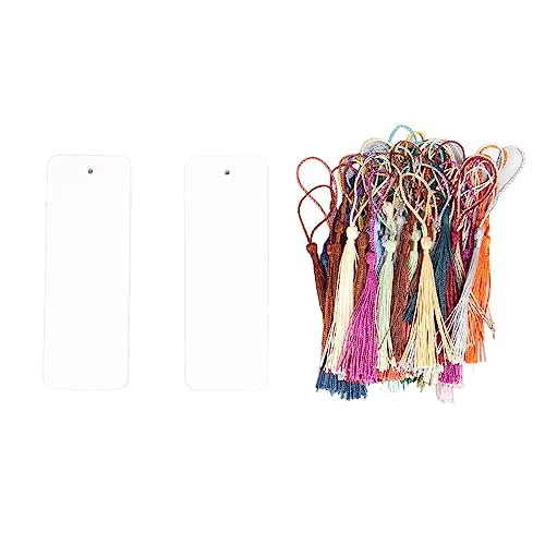 80 Sets leere Lesezeichen 5,5 Zoll lang 2 Zoll breites Glättung weit verbreiteter Karton -Cardstock -Lesezeichen mit Quastenhandwerk 80 Sets leere Lesezeichen 5,5 Zoll lang 2 Zoll breites Glättung weit verbreiteter Karton -Cardstock -Lesezeichen mit Quastenhandwerk von Yuecoom