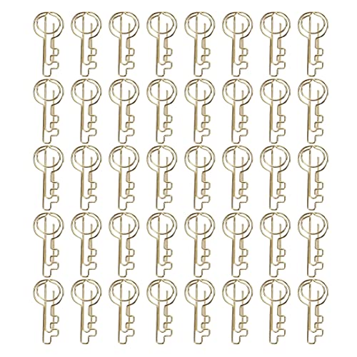 Einzigartige Schlüsselform niedliche Papierclips für die Dateiorganisation in Office Iron 40pcs Einzigartige Schlüsselform niedliche Papierclips für die Dateiorganisation in Office Iron 40pcs von Yuecoom