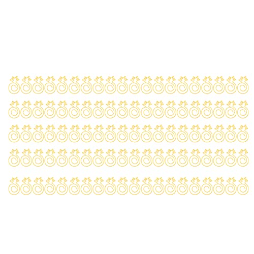 Goldpapier Clips niedliche stilvolle dauerhafte Multi -Zwecke 100pcs für Schulbüro Goldpapier Clips niedliche stilvolle dauerhafte Multi -Zwecke 100pcs für Schulbüro von Yuecoom