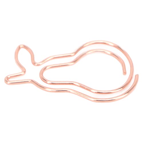 Hasenform -Metallpapier Clips Portable Leichtes Büro niedliche Clips Hasenform -Metallpapier Clips Portable Leichtes Büro niedliche Clips von Yuecoom