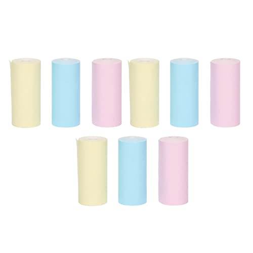MINI BUNTE DRUCK PAPIER ROLL 9 PCS COMPACT TRAGBARE SELBST KLEBSTOFF FÜR HAUS BÜRO DIY MINI BUNTE DRUCK PAPIER ROLL 9 PCS COMPACT TRAGBARE SELBST KLEBSTOFF FÜR HAUS BÜRO DIY von Yuecoom