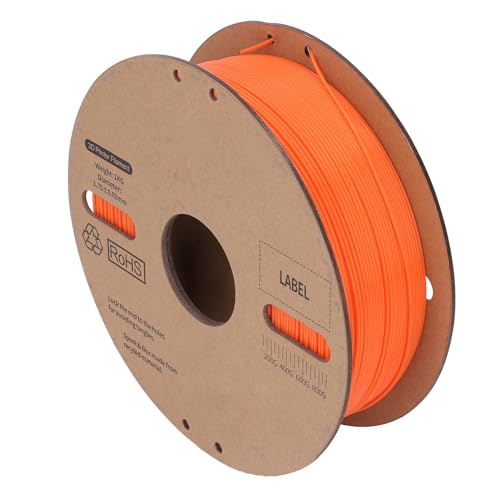 YueCoom PLA -Filament 1,75 mm Bündel 3D -Druckerfilament, PLA -Filament 1,75 mm, Verbrauchsmaterial für hohe Geschwindigkeit 30-600 mm/s Druck Orange YueCoom PLA -Filament 1,75 mm Bündel 3D -Druckerfilament, PLA -Filament 1,75 mm, Verbrauchsmaterial für hohe Geschwindigkeit 30-600 mm/s Druck Orange von Yuecoom