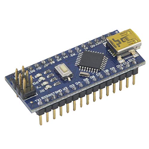 Yuecoom Mikrocontroller-Modul, 12 Digitale Eingänge/Ausgänge, verbessertes Board 5 V 12 V DC mit USB, Board mit Bootloader-Unterstützung ISP-Download von Yuecoom