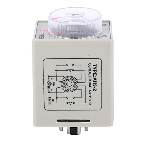 Zeitrelais, AH3-2 Zeitrelais Mini Delay Controller Timer AC 220V für automatisches Steuerungssystem(30S) von Yuecoom