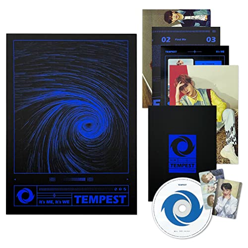 TEMPEST - 1st Mini Album [It's ME, It's WE] (It's ME Ver.) Photobook + CD-R + Lyrics Paper + Postcard + Sticker + Photocard + Folded Poster(On Pack) von Yuehua Ent.