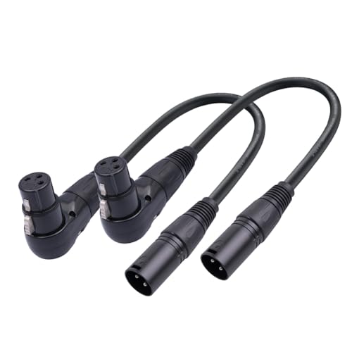 Yuemsh Audio 3 Pin XLR rechtwinklig weiblich, Mikrofon weiblich XLR auf XLR gerade 90 Grad., 500430358 Yuemsh Audio 3 Pin XLR rechtwinklig weiblich, Mikrofon weiblich XLR auf XLR gerade 90 Grad., 500430358 von Yuemsh